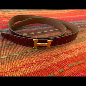 Vintage Hermès Reversible Belt